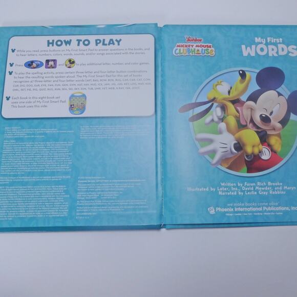 Disney Kids Book Lot Mickey Mouse Clubhouse Sofia First Words Board Books - Picture 14 of 15